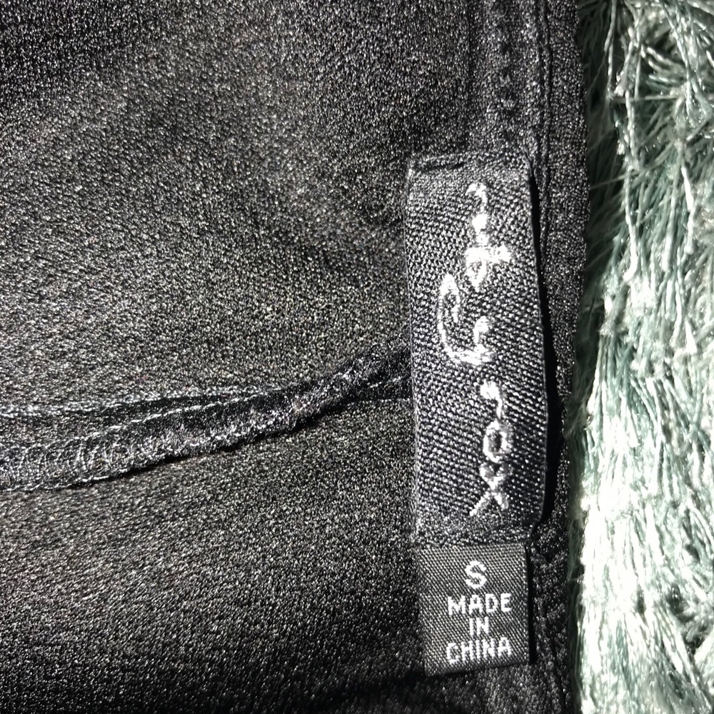 Black dress with accent beads